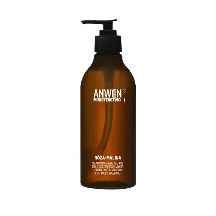 Anwen x Ministerstwo – Szampon Nawilżający Róża Malina 200 ml