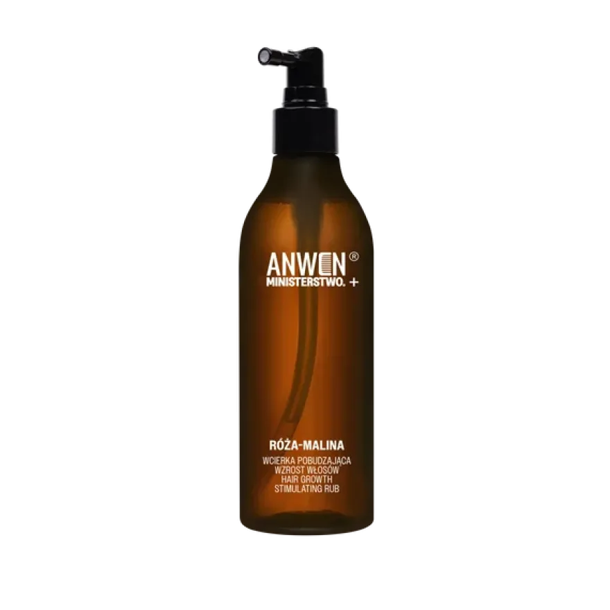 Anwen x Ministerstwo – Wcierka pobudzająca wzrost włosów Róża Malina 150 ml