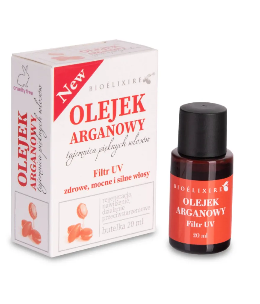 BIOELIXIRE OLEJEK ARGANOWY – serum silikonowe z filtrem UV