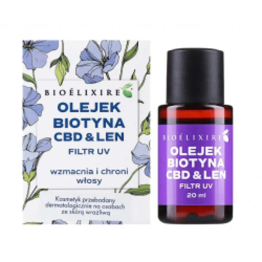 BIOELIXIRE OLEJEK BIOTYNA & LEN – serum silikonowe z filtrem UV