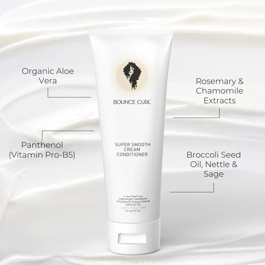 BOUNCE CURL Super Smooth Cream Conditioner – lekka nawilżająca odżywka do włosów 237 ml