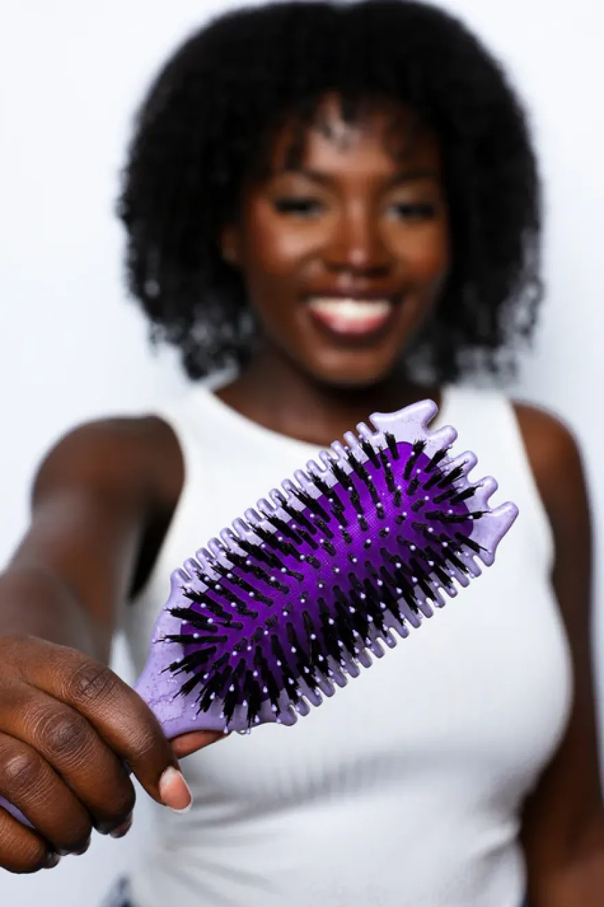 BOUNCE CURL Volume EdgeLift Brush – szczotka do stylizacji włosów kręconych, loków, fal