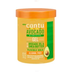 CANTU AVOCADO HYDRATING GEL FLEXIBLE HOLD – emolientowy żel stylizujący do włosów z olejem awokado i masłem shea
