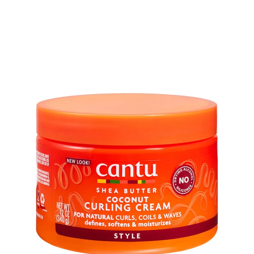 CANTU COCONUT CURLING CREAM – naturalny krem do stylizacji włosów kręconych