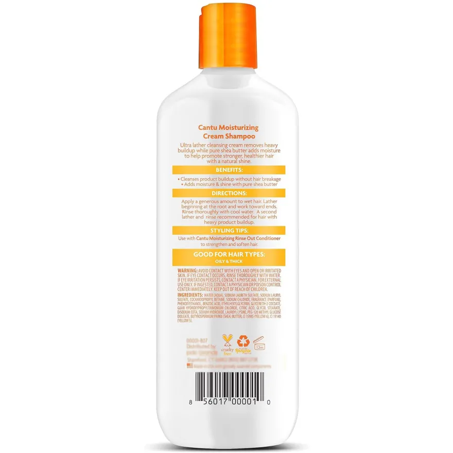 Cantu Shea Butter Kremowy szampon do kręconych włosów – 400 ml