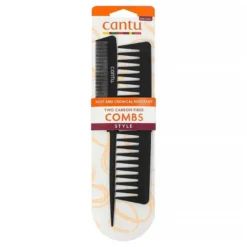Cantu Two Carbon Fiber Combs Style – Zestaw Grzebieni do Włosów
