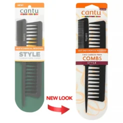 Cantu Two Carbon Fiber Combs Style – Zestaw Grzebieni do Włosów