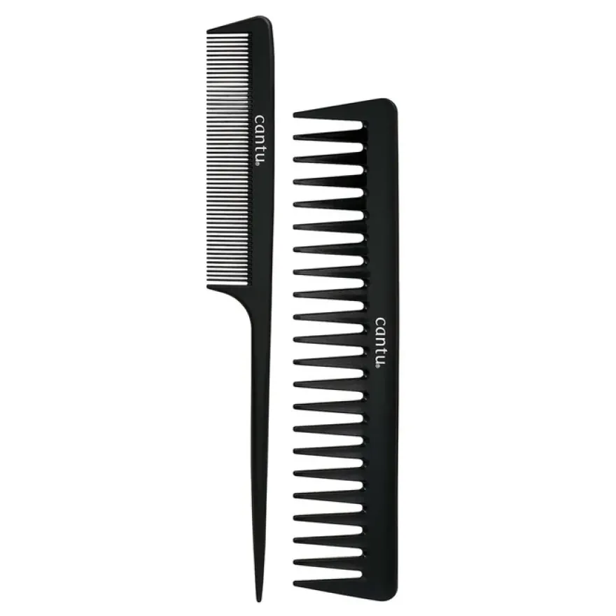 Cantu Two Carbon Fiber Combs Style – Zestaw Grzebieni do Włosów