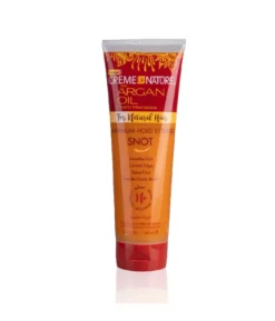 CREME OF NATURE MAXIMUM-HOLD STYLING SNOT – mocno utrwalający żel wzbogacony olejem arganowym