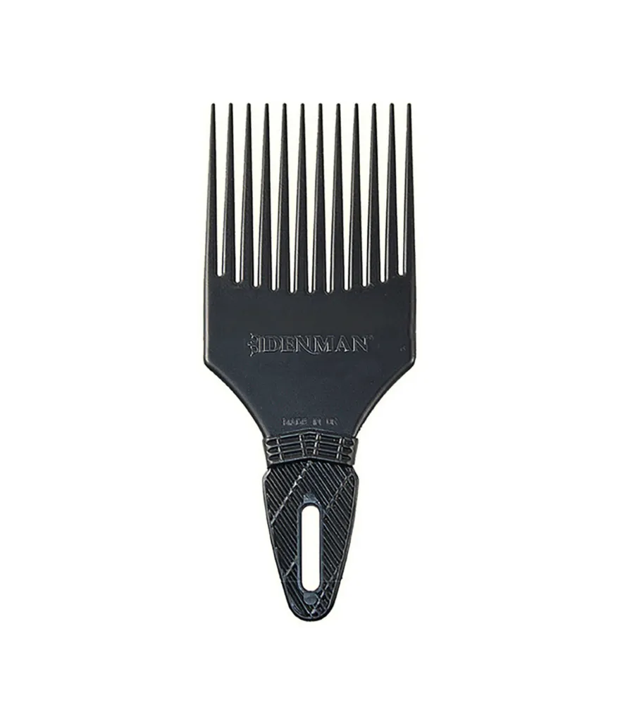 DENMAN D17 CURL TAMER – czarny afro pick do podbijania skrętu
