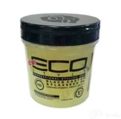 ECO STYLE BLACK CASTOR & FLAXSEED GEL – żel stylizujący