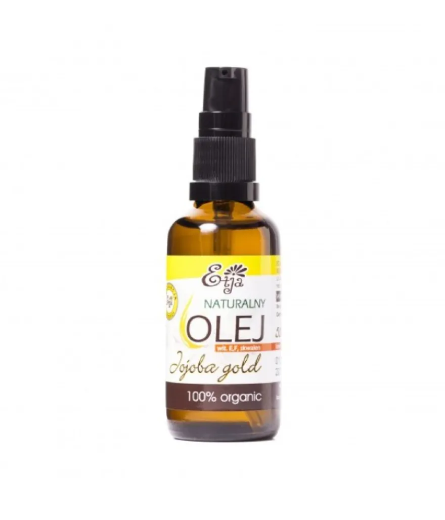 ETJA OLEJ JOJOBA GOLD BIO – nierafinowany, zimnotłoczony, do włosów wysokoporowatych i średnioporowatych