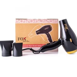 FOX BLACK ROSE – Profesjonalna suszarka z jonizacją, stworzona z myślą o kręconych włosach