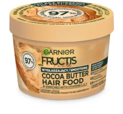 GARNIER FRUCTIS HAIR FOOD COCOA BUTTER – wygładzająca maska do włosów puszących się