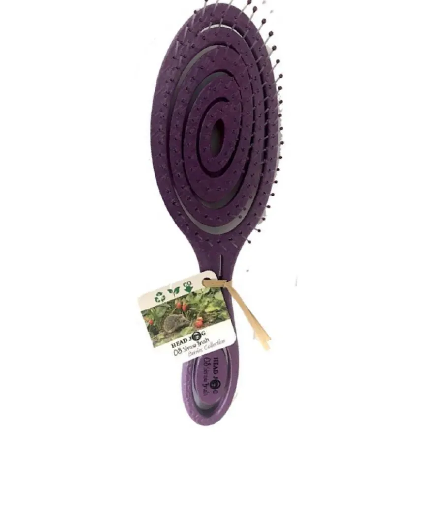 HEAD JOG BRUSH BLACKBERRY – biodegradowalna szczotka do włosów w kolorze jeżynowym
