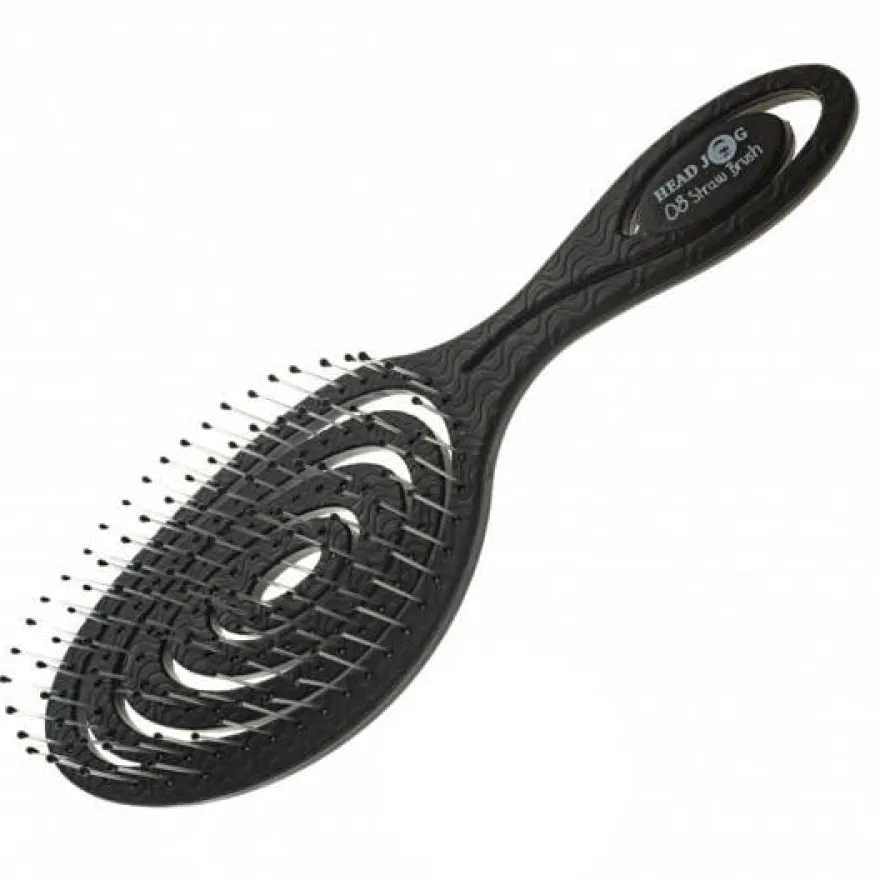 HEAD JOG BRUSH CHARCOAL – biodegradowalna szczotka do włosów w kolorze węgla drzewnego
