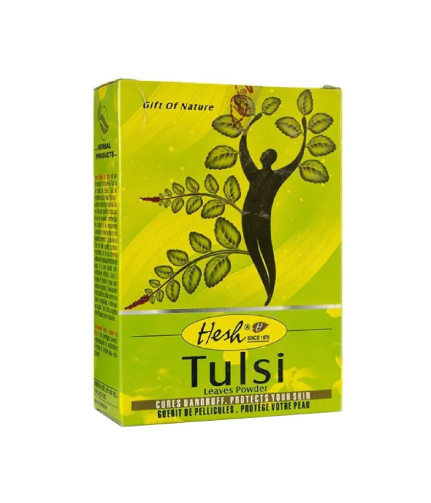 HESH TULSI – puder 100 %, ajurwedyjska pielęgnacja problemowej skóry głowy