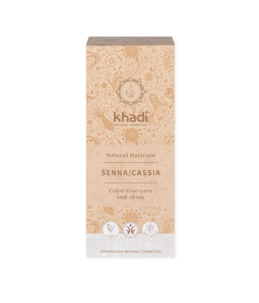 KHADI CASSIA – naturalne zioła barwiące, pogrubienie, wzmocnienie i ozłocenie koloru włosów
