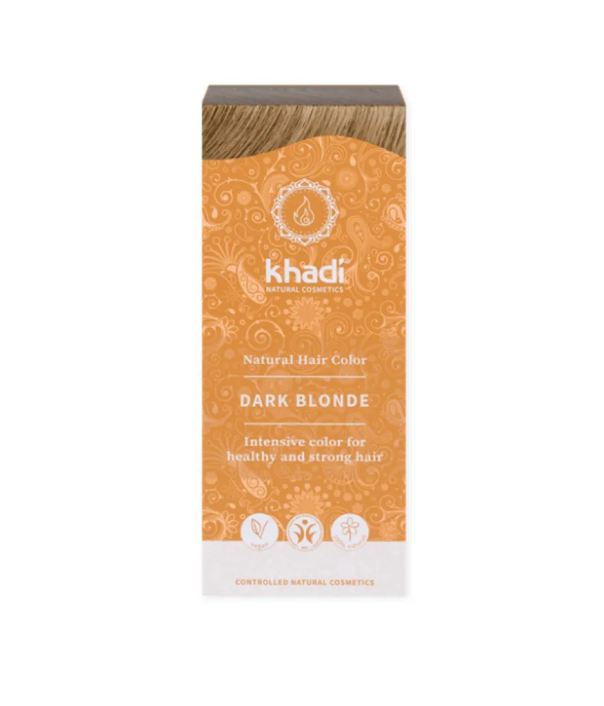 KHADI CIEMNY BLOND – naturalna cassia z dodatkiem indygo