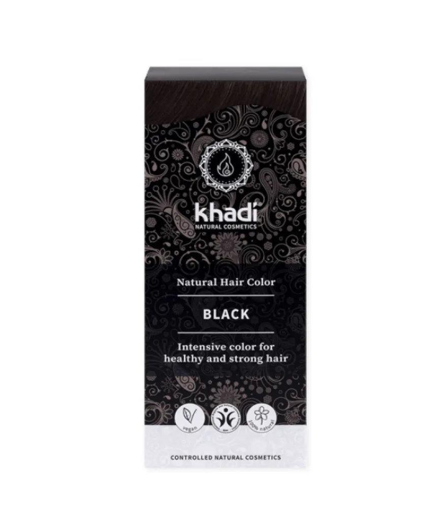KHADI CZARNA – naturalna mieszanka indygo, henny i amli