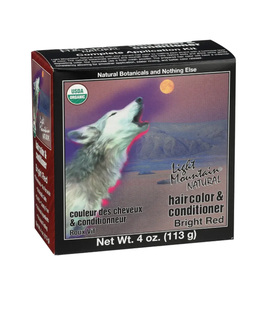 LIGHT MOUNTAIN BRIGHT RED – mieszanka henny i amli barwiąca na rudo