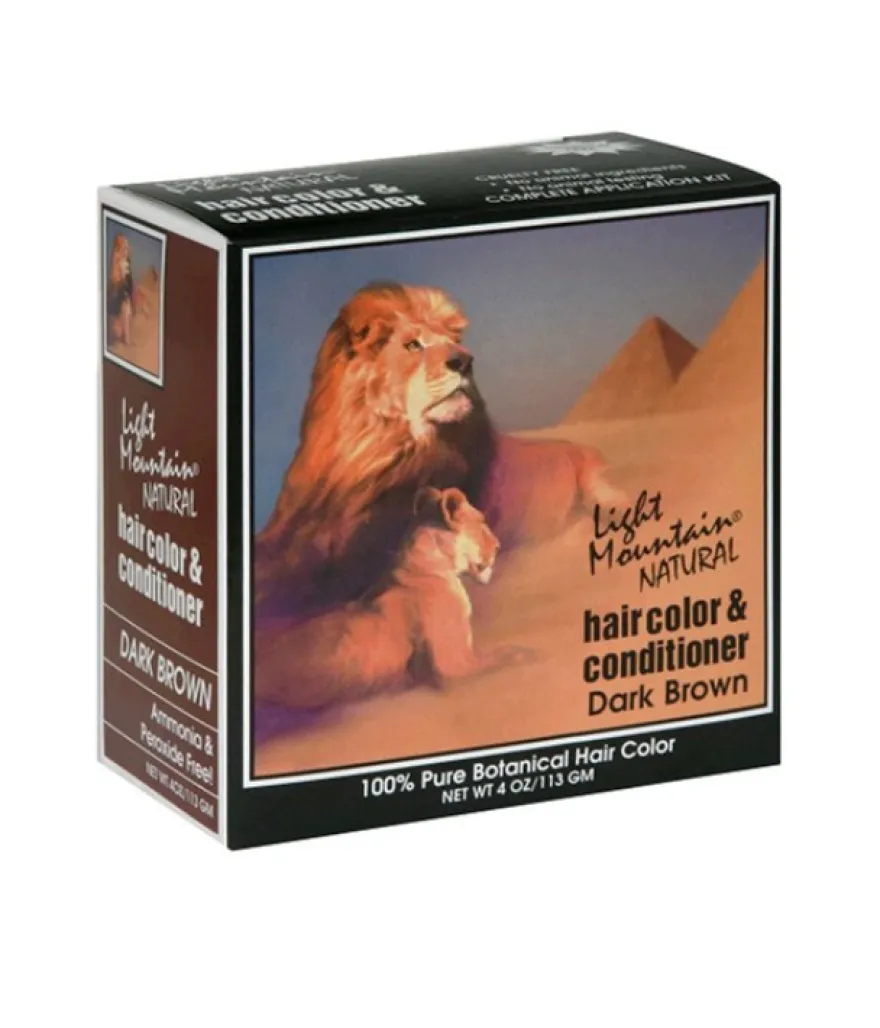 LIGHT MOUNTAIN DARK BROWN – mieszanka henny i indygo