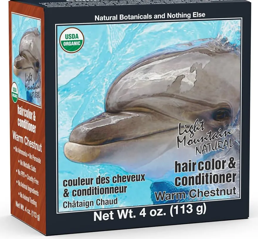 LIGHT MOUNTAIN WARM CHESTNUT – naturalna henna barwiąca CIEPŁY KASZTAN