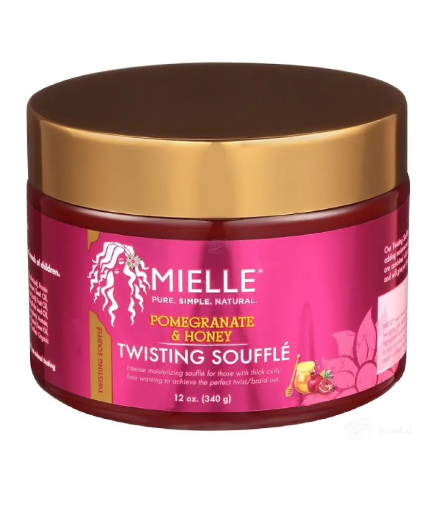 MIELLE POMEGRANATE & HONEY TWISTING SOUFFLE – krem do stylizacji loków z aloesem