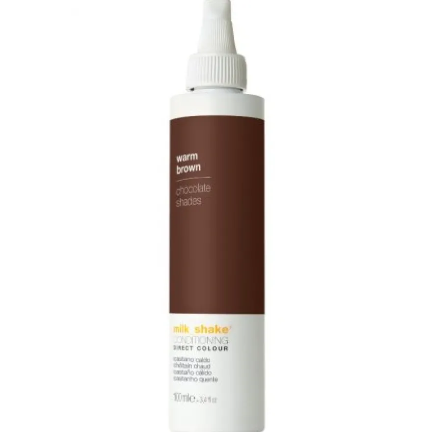 MILK SHAKE Warm Brown Direct Colour Toner – Odżywka koloryzująca do włosów CIEPŁY BRĄZ