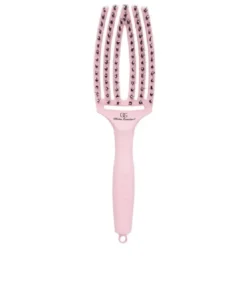 OLIVIA GARDEN FINGER BRUSH COMBO M z włosiem dzika różowa – średnia szczotka do rozczesywania i masażu