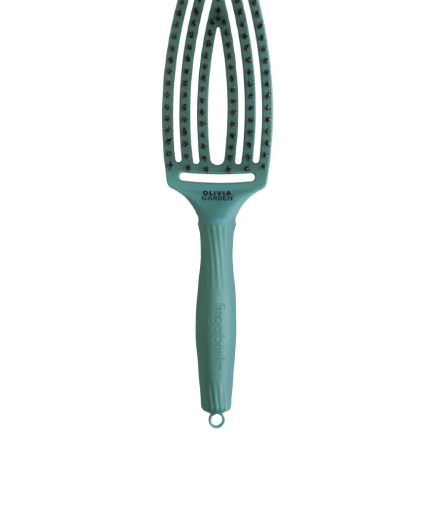 OLIVIA GARDEN FINGER BRUSH COMBO M SOSNA PINE – średnia szczotka do rozczesywania i masażu z włosiem dzika