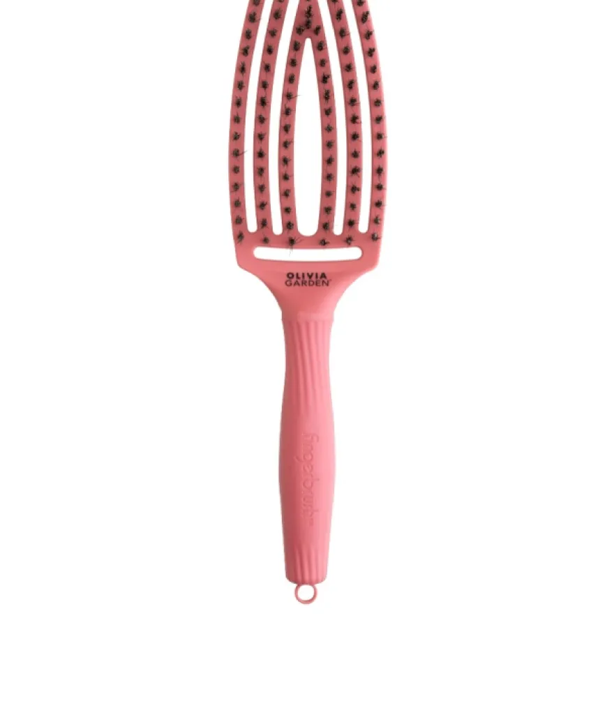 OLIVIA GARDEN FINGER BRUSH COMBO M KLON MAPLE – średnia szczotka do rozczesywania i masażu z włosiem dzika