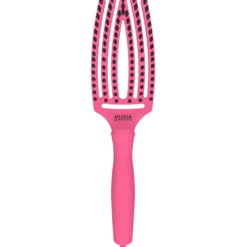 OLIVIA GARDEN FINGER BRUSH COMBO M z włosiem dzika HOT PINK – średnia szczotka do rozczesywania i masażu