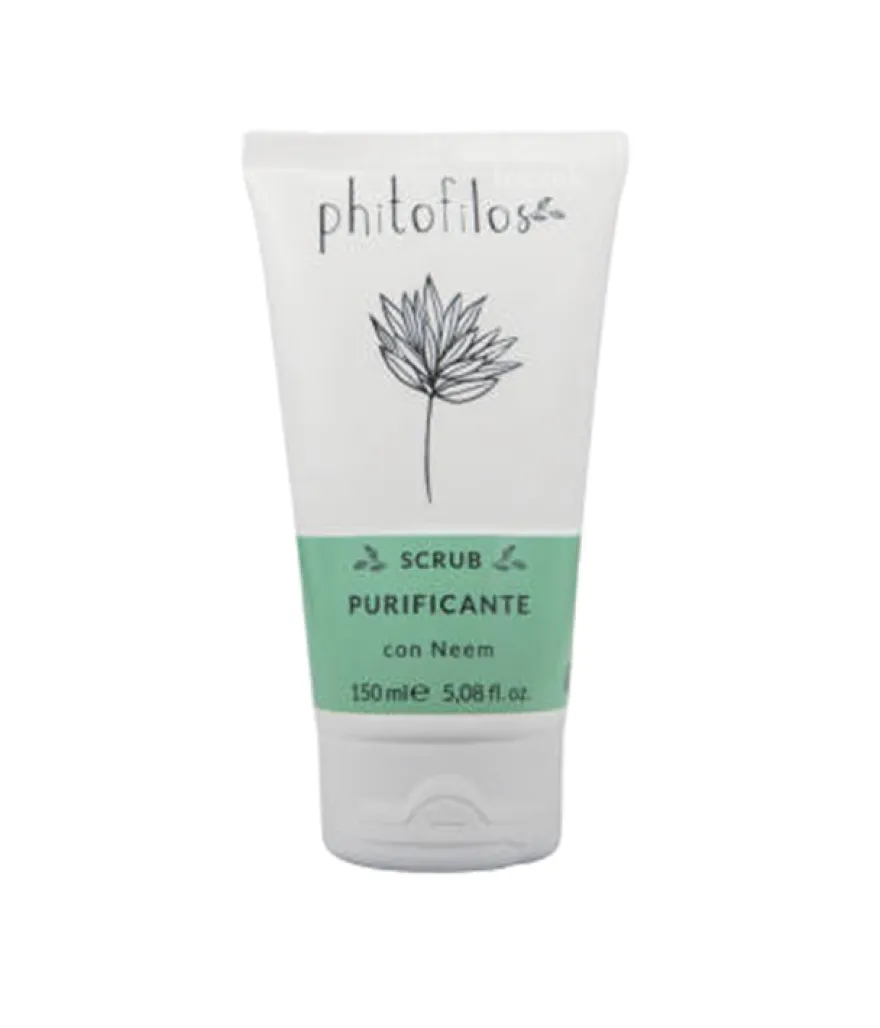 PHITOFILOS SCRUB PURIFICANTE CON NEEM – głęboko oczyszczający scrub-peeling do skóry głowy z neem