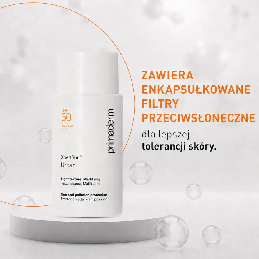 PRIMADERM XPERTSUN Urban Przeciwsłoneczny krem ochronny do twarzy z filtrem SPF 50+