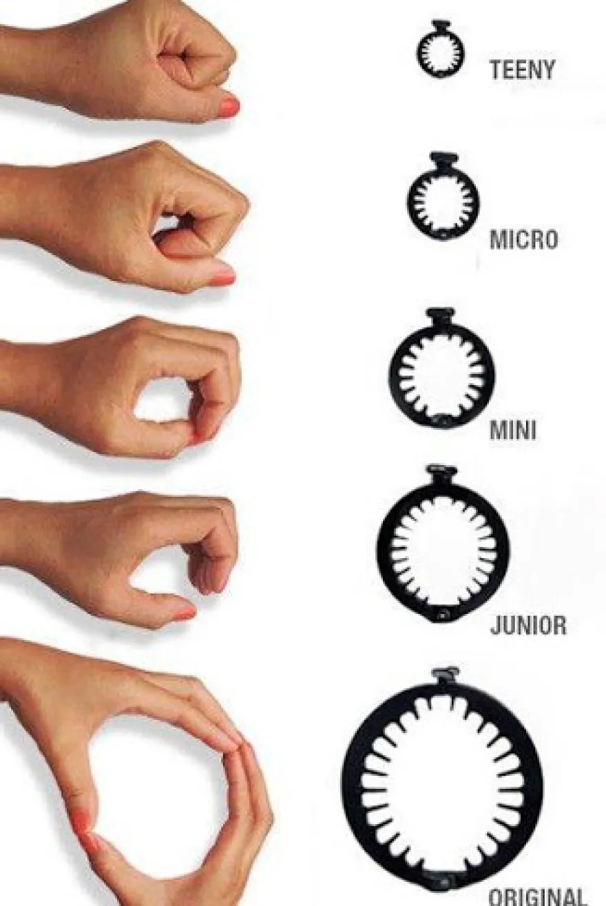 PUFFCUFF MINI – okrągła spinka do włosów kręconych