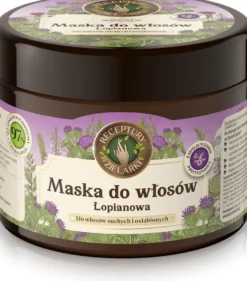 RECEPTURY ZIELARKI MASKA ŁOPIANOWA – wzmocnienie i porost włosów