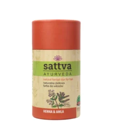 SATTVA HENNA Z AMLĄ – gotowa naturalna mieszanka na intensywny rudy