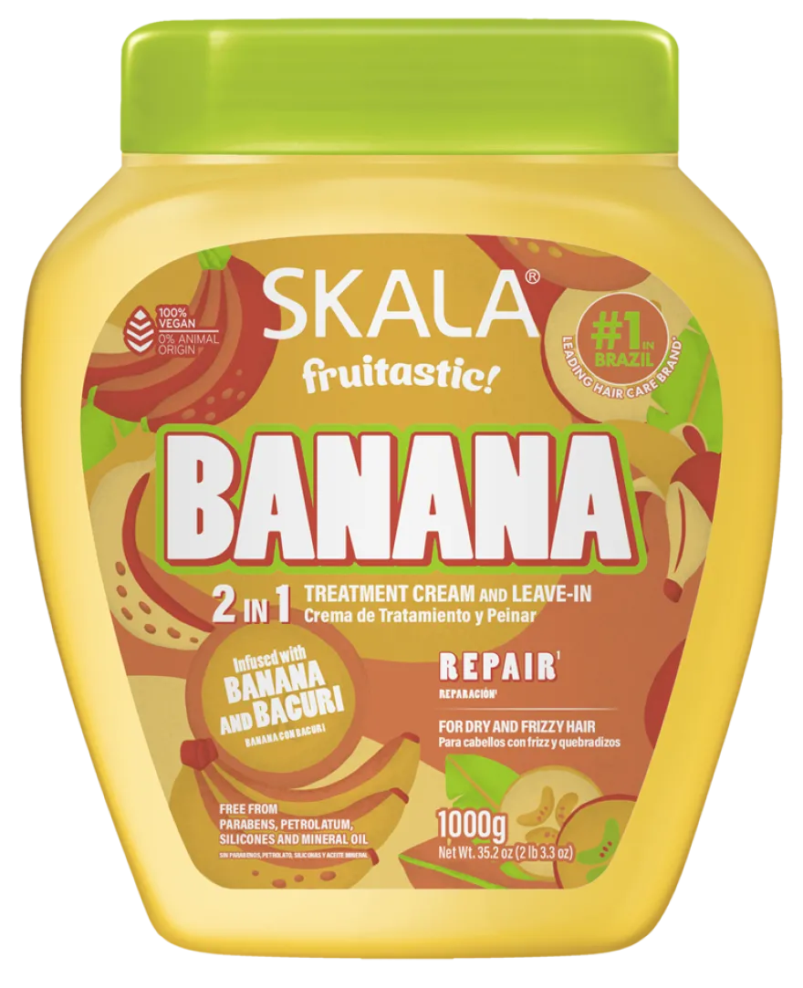 SKALA BANANA 2 in 1 Treatment Cream and Leave-In – REGENERUJĄCY KREM DO WŁOSÓW