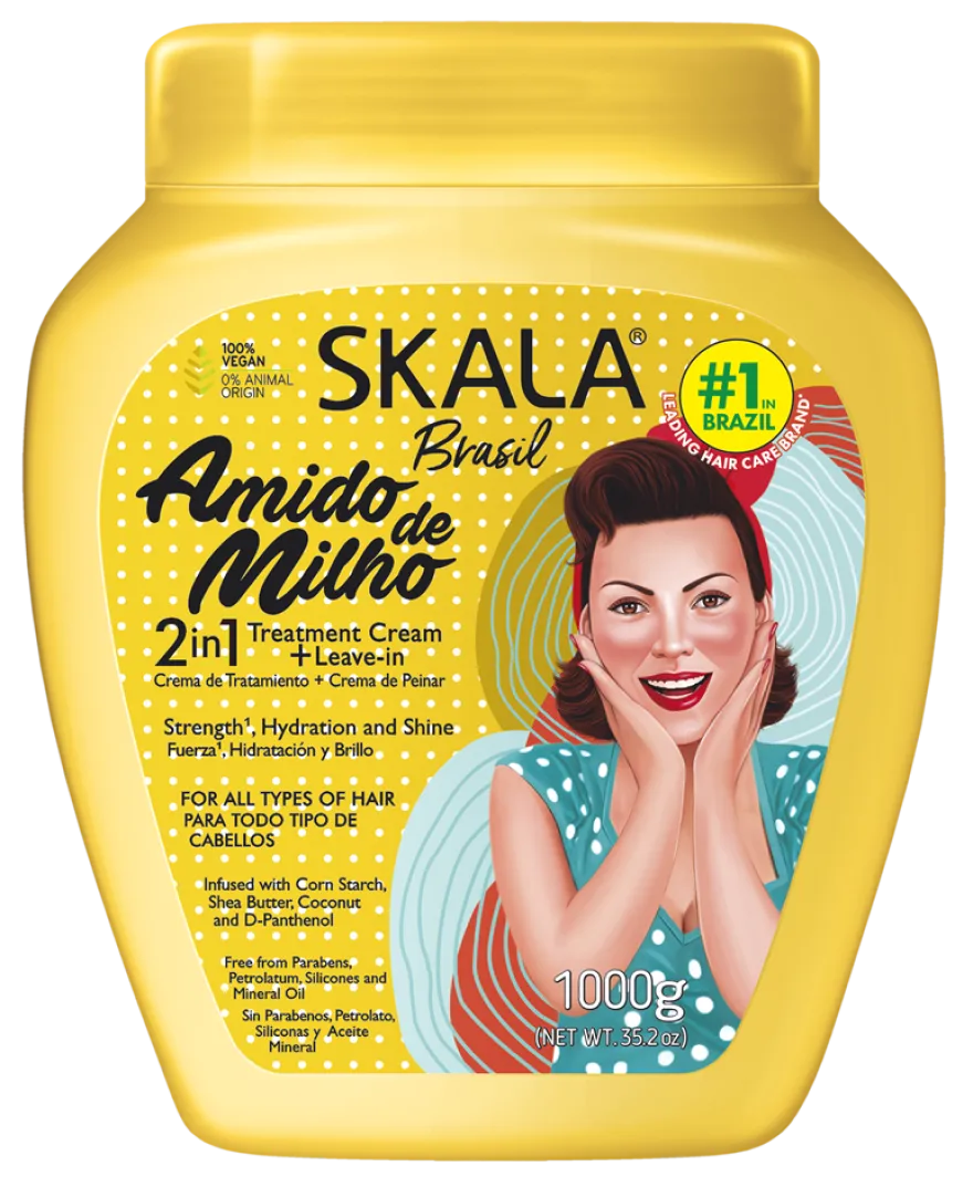 Skala Brasil Amido de Milho – Regenerujący krem do włosów 2w1 1000 g