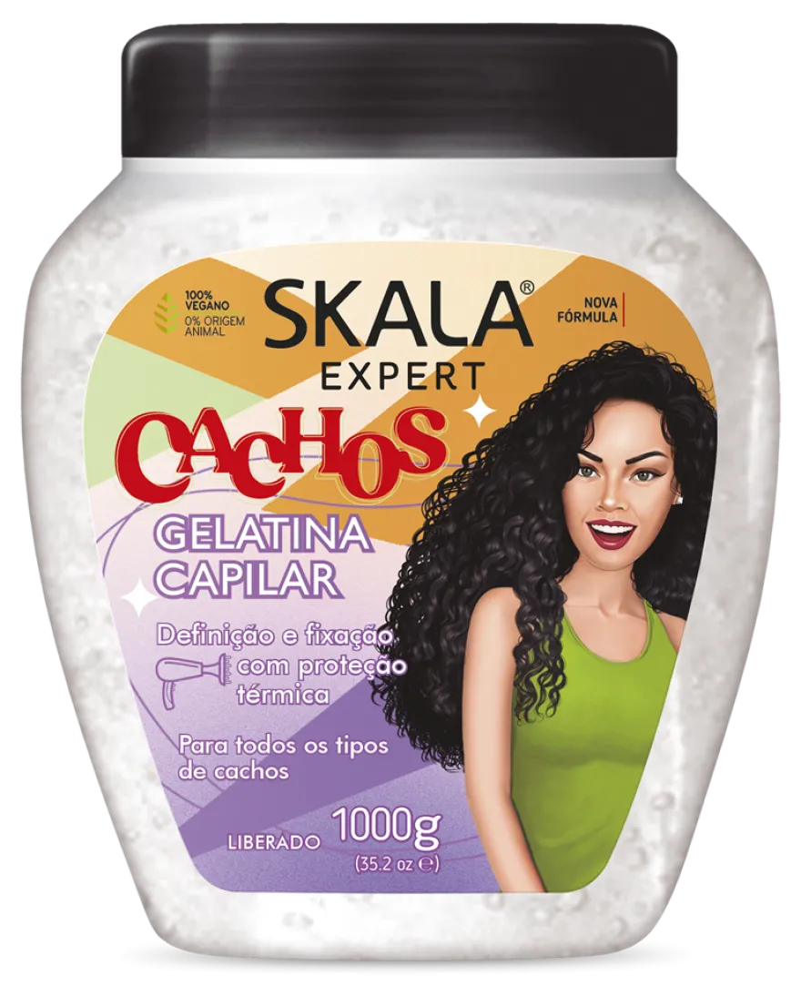 SKALA BRASIL GELATINA CAPILAR – Odżywiający żel do włosów kręconych 1000g