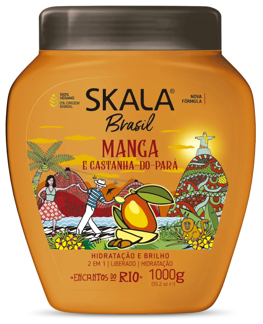 SKALA BRASIL Manga e Castanha-do-Pará HAIR TREATMENT CREAM – NAWILŻAJĄCY KREM DO WŁOSÓW 2W1