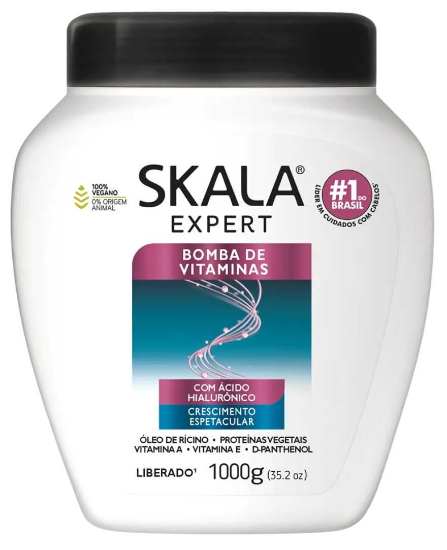 SKALA EXPERT BOMBA DE VITAMINAS – MOCNO NAWILŻAJĄCA MASKA DO WŁOSÓW 1000g