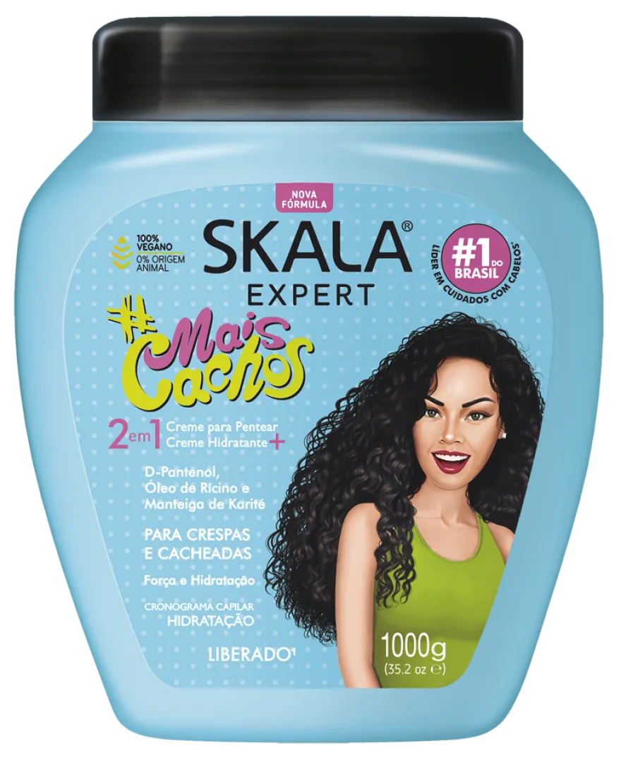SKALA EXPERT – 2 w 1: PERFECT CURLS MASK/LEAVE I CREAM – MASKA ORAZ LEAVE-IN DO WŁOSÓW KRĘCONYCH