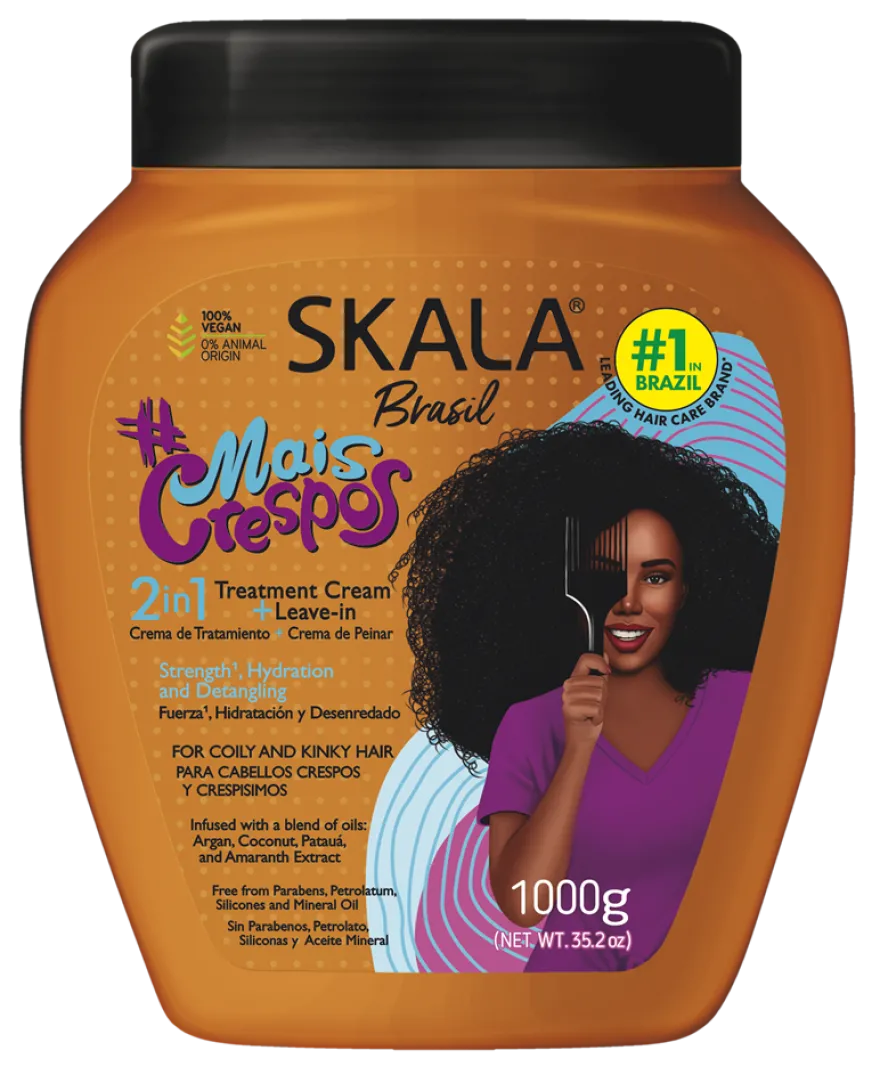 SKALA MAIS CRESPOS 2 in 1 Treatment Cream and Leave-In – GŁĘBOKO ODŻYWIAJĄCY KREM, LEAVE-IN DO WŁOSÓW