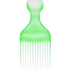 TOP CHOICE AFRO PICK – grzebień do unoszenia włosów u nasady w kolorze zielonym