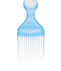 TOP CHOICE AFRO PICK – grzebień do unoszenia włosów u nasady i dodawania objętości w kolorze niebieskim
