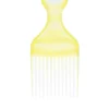 TOP CHOICE AFRO PICK – grzebień do włosów kręconych w kolorze żółtym