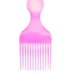 TOP CHOICE AFRO PICK – grzebień do włosów kręconych w kolorze różowym