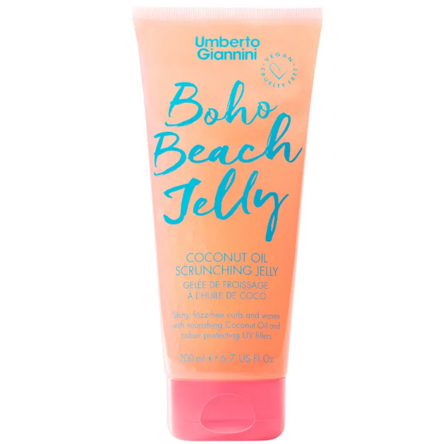 UMBERTO GIANNINI BOHO BEACH JELLY – lekko utrwalający żel do włosów falowanych i kręconych